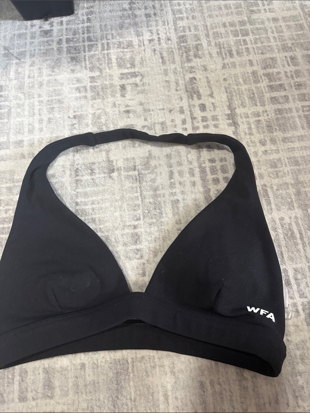 FA Black Halter Bralette - Wire-Free Comfort